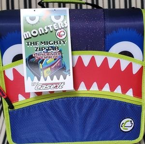 Blue Monsters by Case-it 3 ring Binder